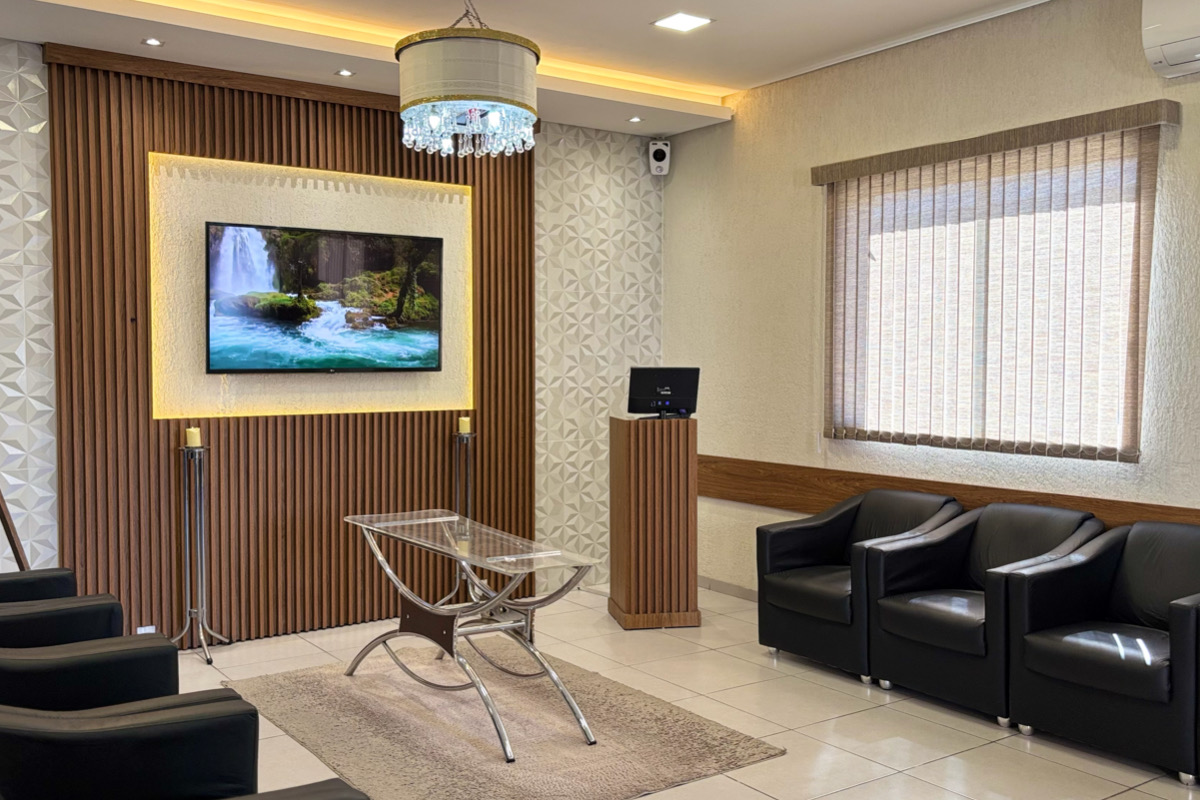 Fachada de uma casa moderna